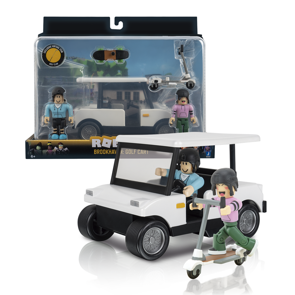 Roblox Celebrity Collection - Brookhaven: Golf Cart Deluxe Vehicle  [Includes Exclusive Virtual Item]